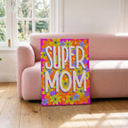 Super Mom - Seta Zakian - Framed Canvas Wall Art Print