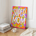 Super Mom - Seta Zakian - Framed Canvas Wall Art Print