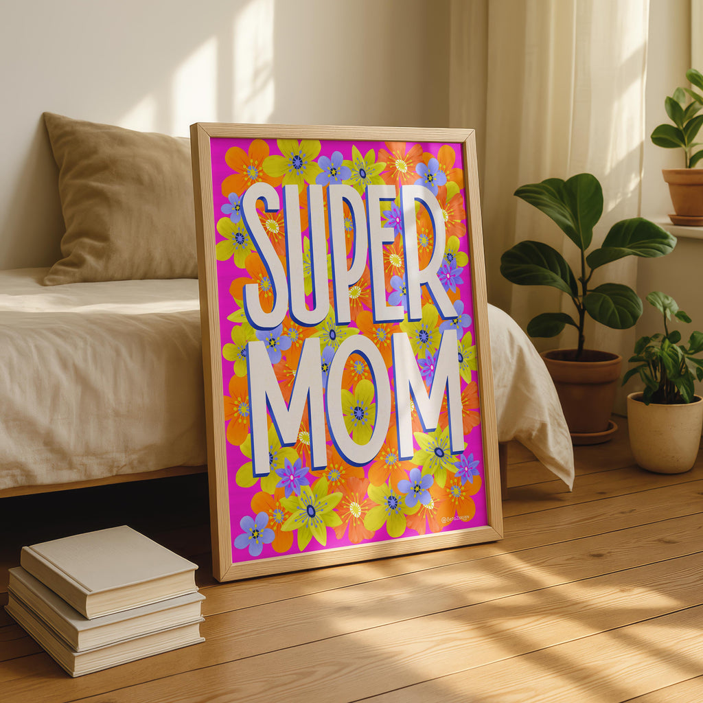 Super Mom - Seta Zakian - Rolled Poster Wall Art Print