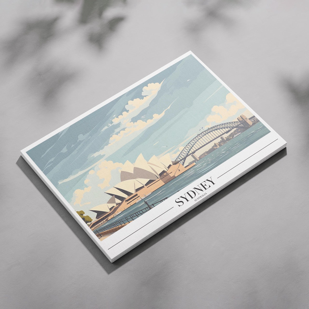Iconic Sydney Australia World Travel - Framed Canvas Wall Art Print | House Prints