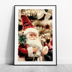 Santa Claus Festive Christmas Decorations - Rolled Poster Wall Art Print | House Prints