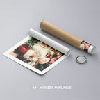 Santa Claus Festive Christmas Decorations - Rolled Poster Wall Art Print | House Prints