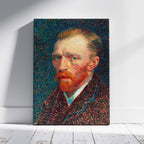 Self Portrait - Vincent van Gogh - Framed Canvas Wall Art Print | House Prints