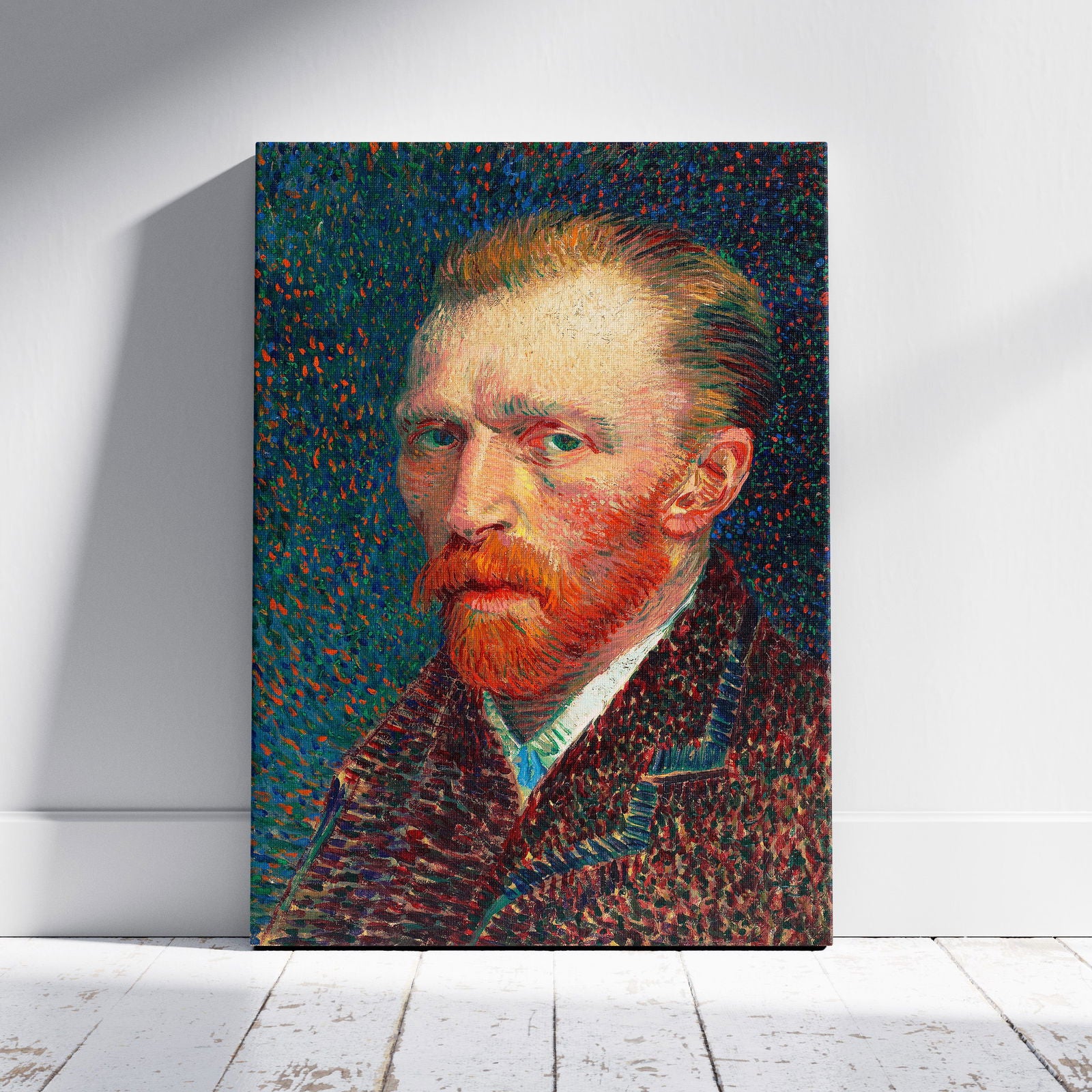 Self Portrait - Vincent van Gogh - Framed Canvas Wall Art Print - House Prints