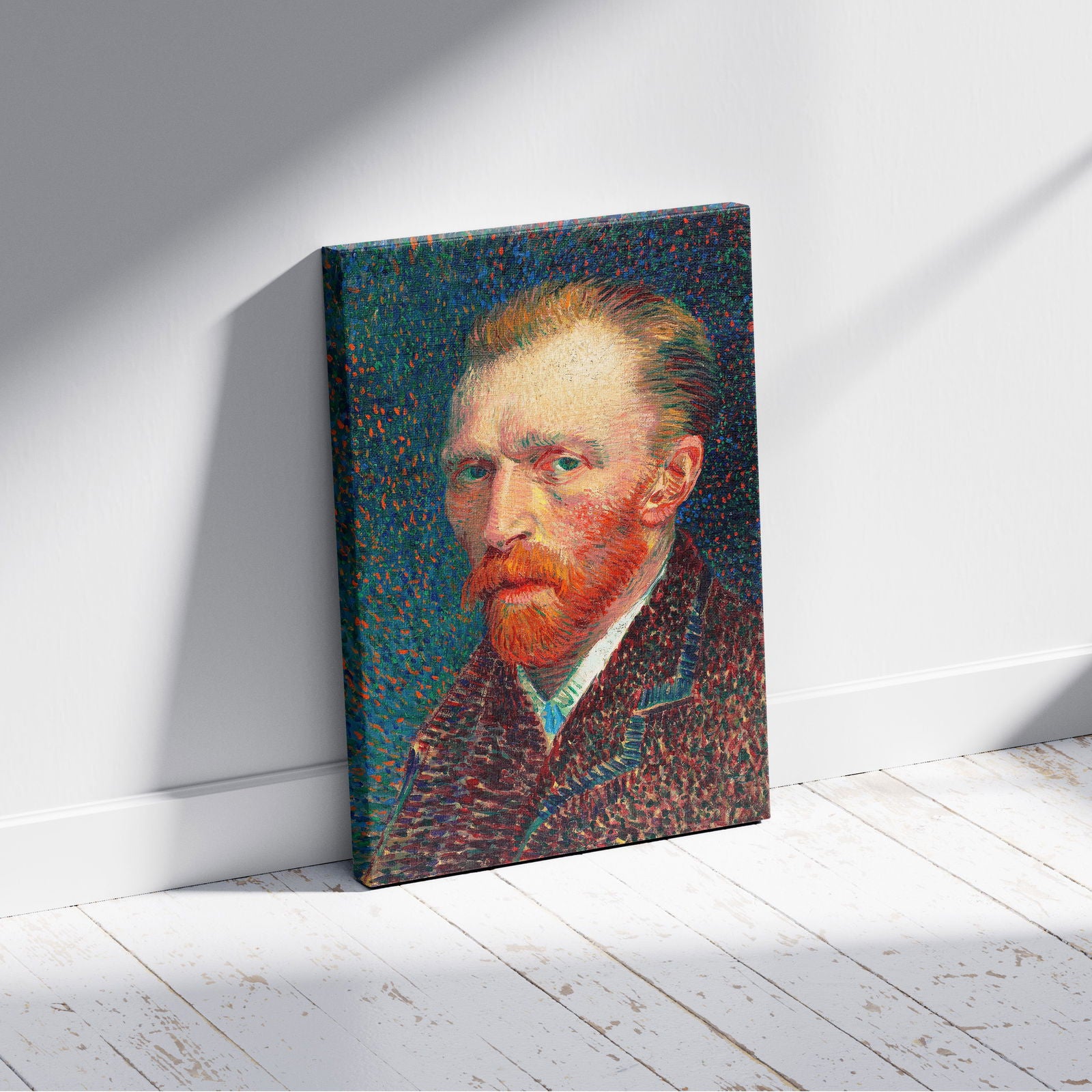 Self Portrait - Vincent van Gogh - Framed Canvas Wall Art Print - House Prints