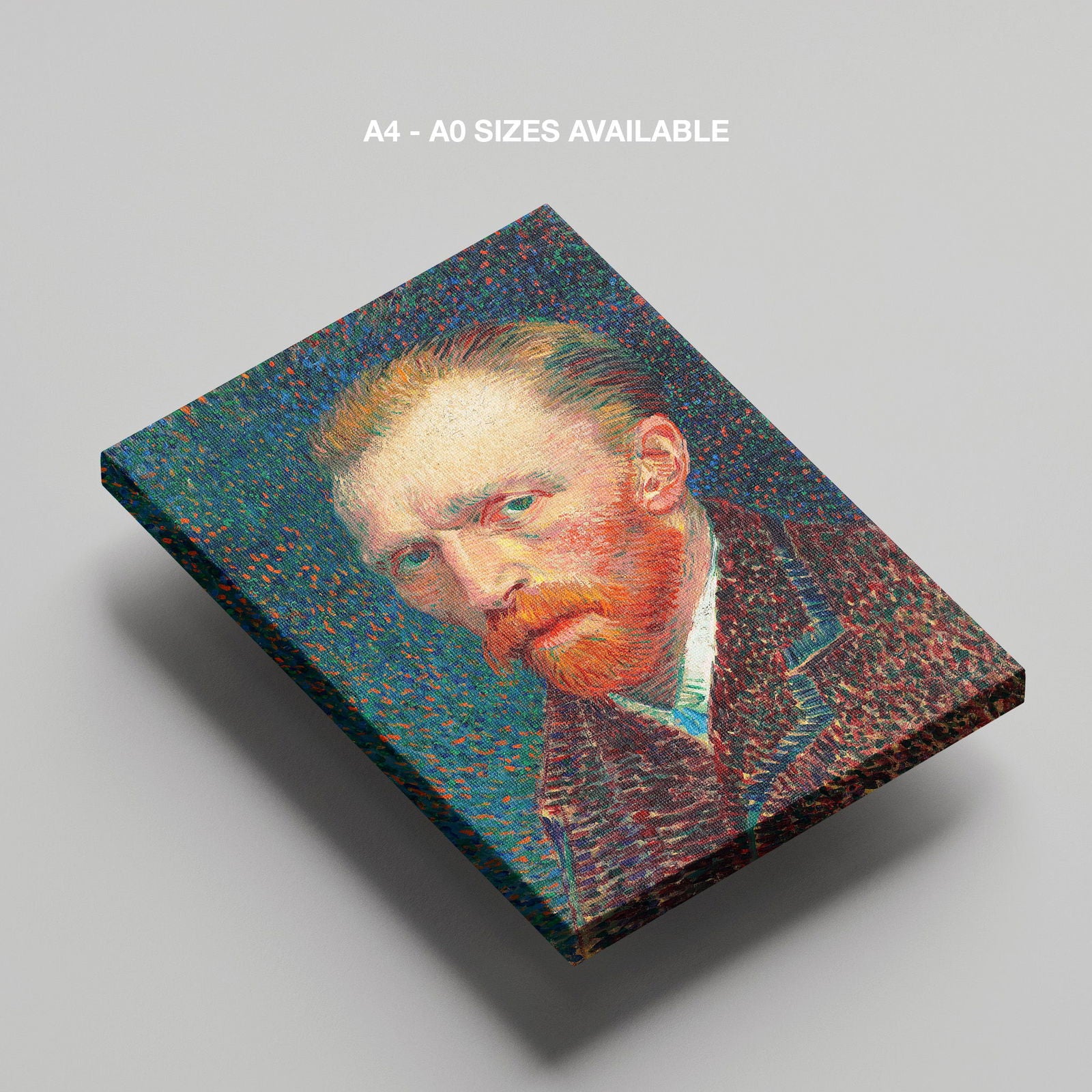 Self Portrait - Vincent van Gogh - Framed Canvas Wall Art Print - House Prints