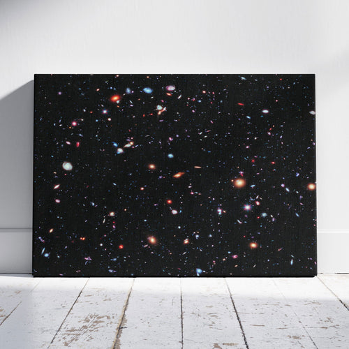 Space Hubble Deep Field - Framed Canvas Wall Art Print | House Prints