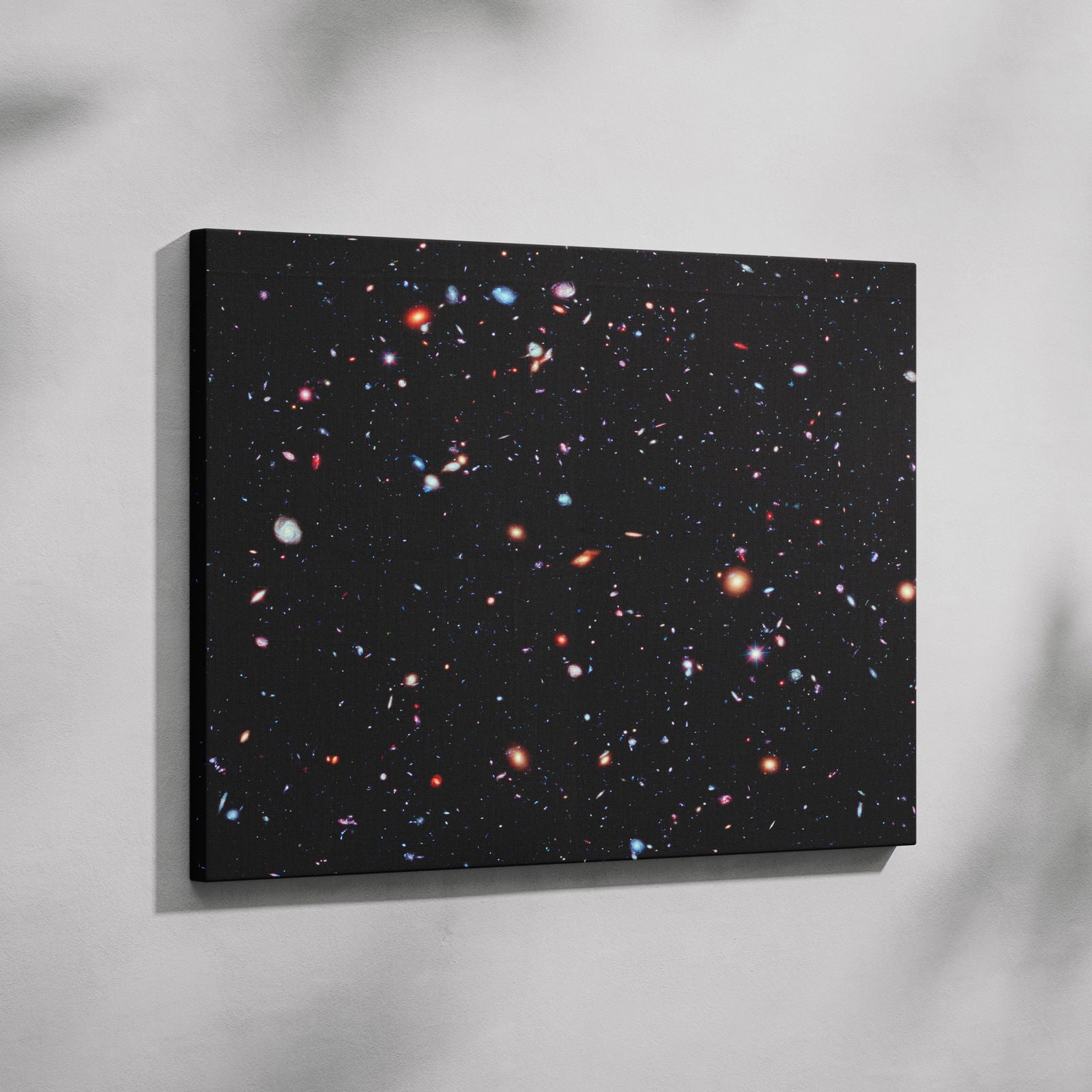 Space Hubble Deep Field - Framed Canvas Wall Art Print - House Prints