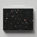 Space Hubble Deep Field - Framed Canvas Wall Art Print | House Prints