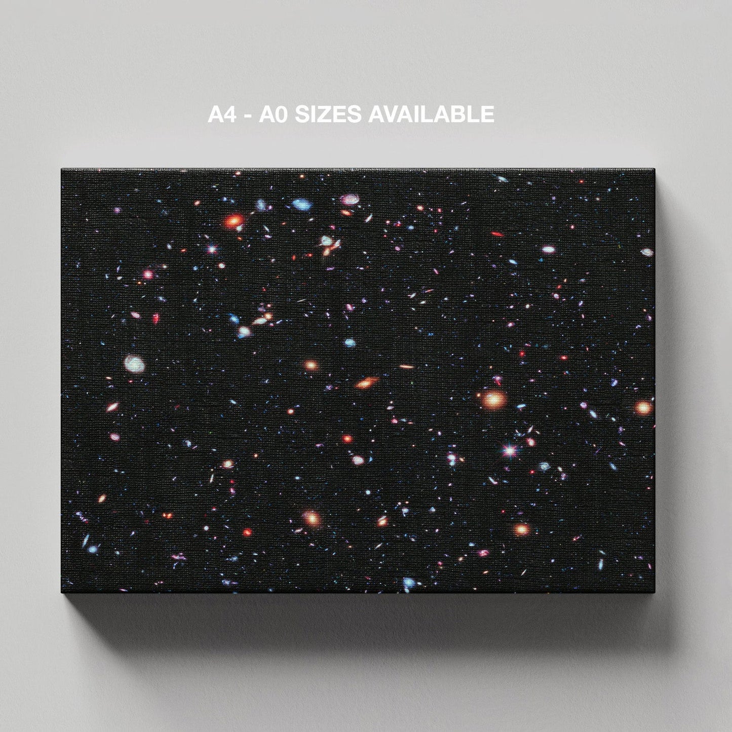 Space Hubble Deep Field - Framed Canvas Wall Art Print - House Prints