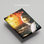 Spaceman Burning in the Sun - Framed Canvas Wall Art Print | House Prints