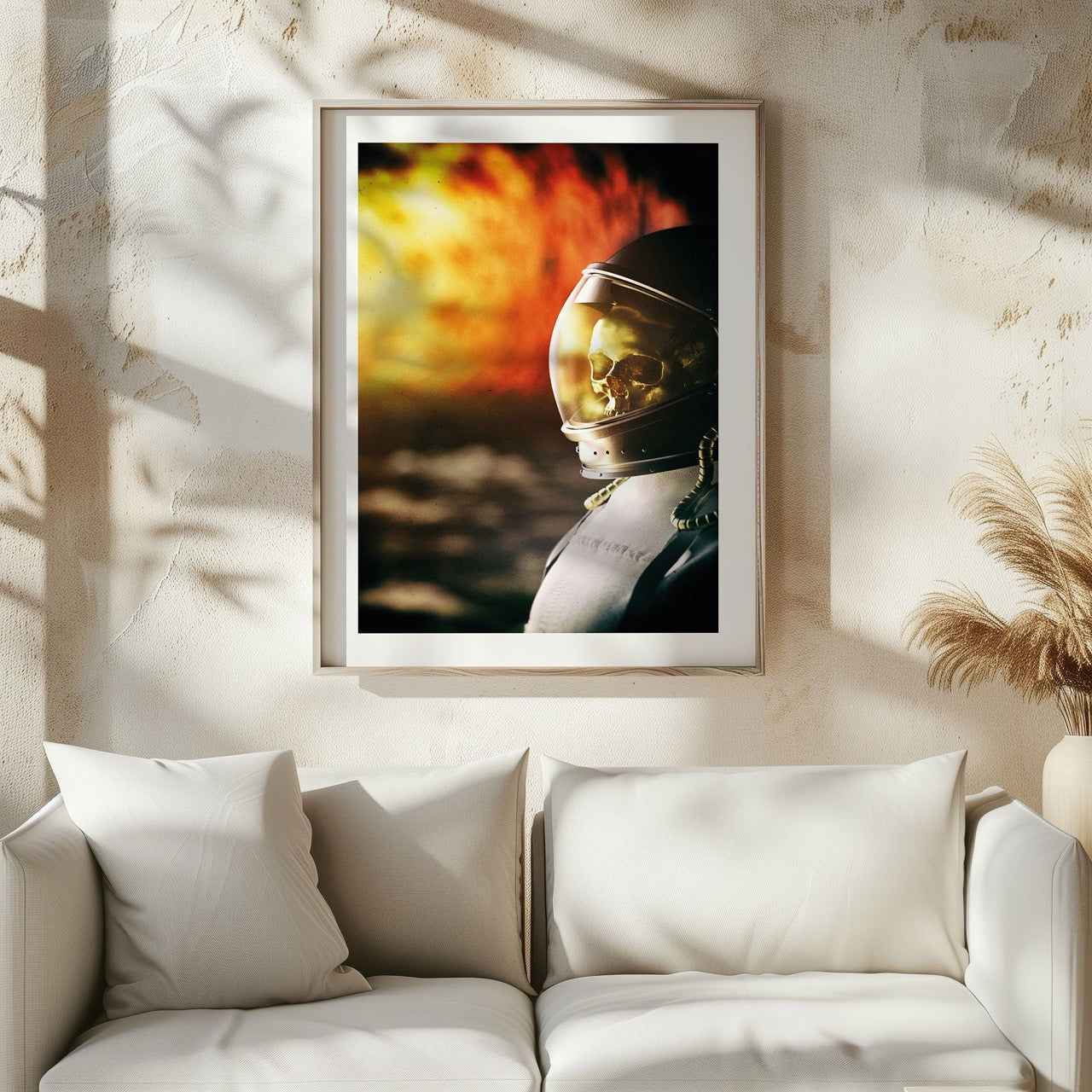 Spaceman Burning in the Sun - Rolled Poster Wall Art Print | House Prints