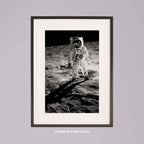 Spaceman on the Moon - Rolled Poster Wall Art Print | House Prints