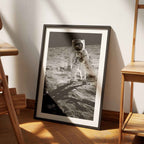 Spaceman on the Moon - Rolled Poster Wall Art Print | House Prints