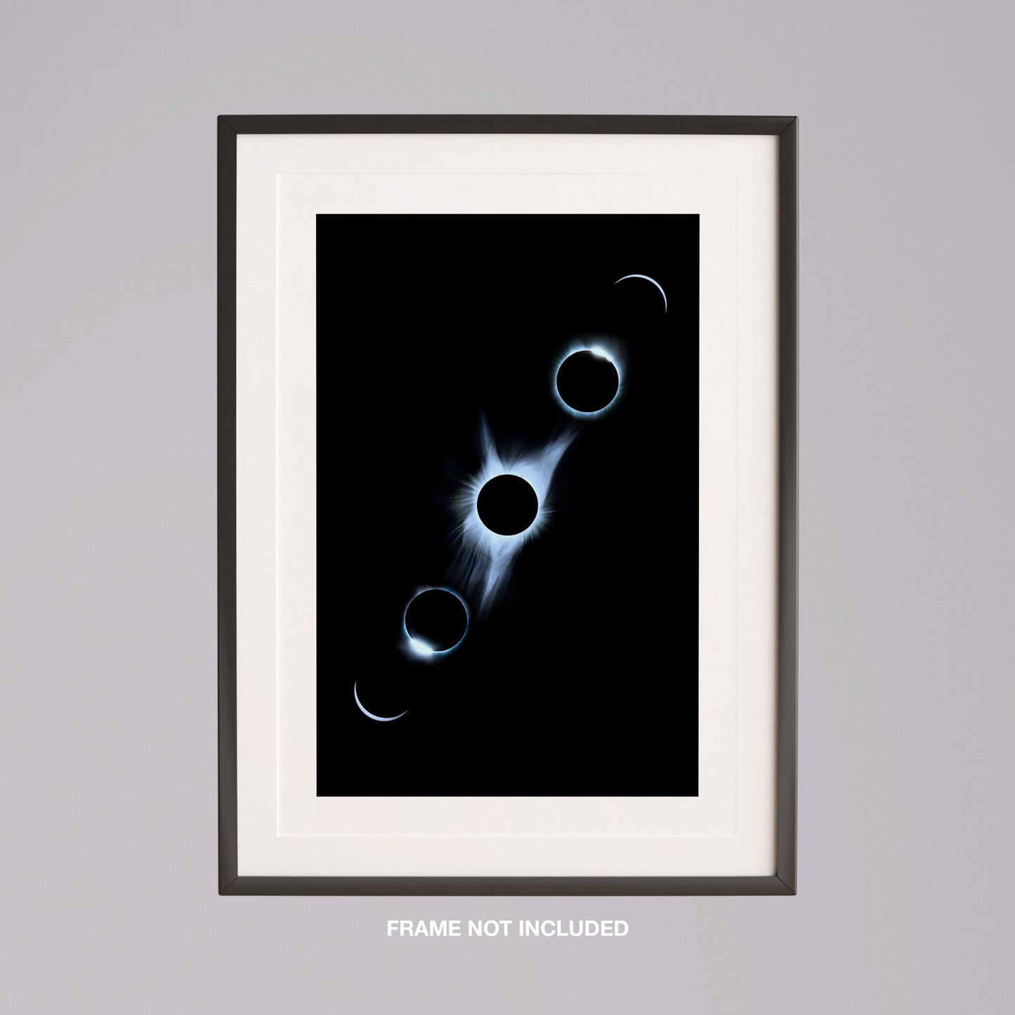 Stages of the Solar Eclipse - Rolled Poster Wall Art Print - House Prints