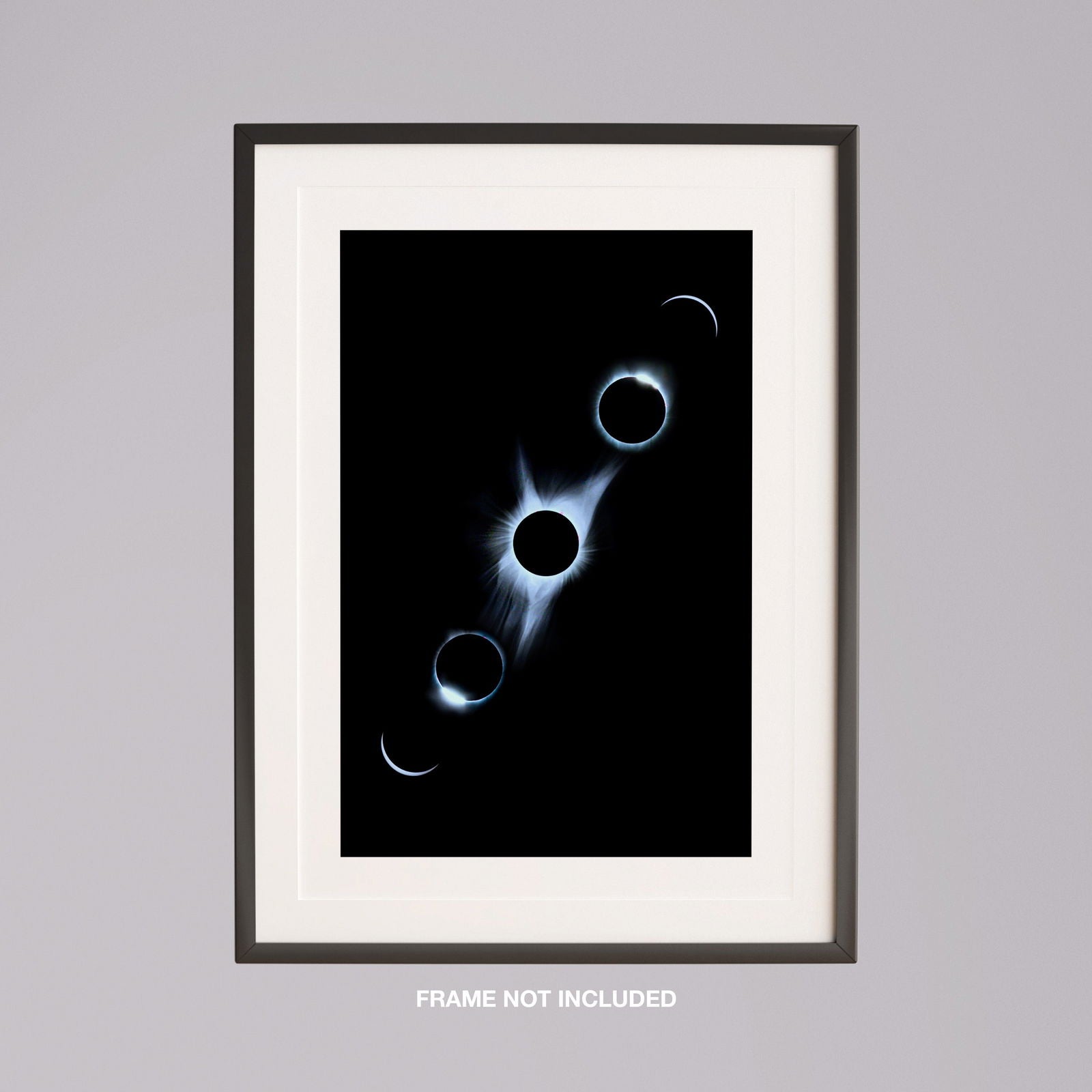 Stages of the Solar Eclipse - Rolled Poster Wall Art Print - House Prints