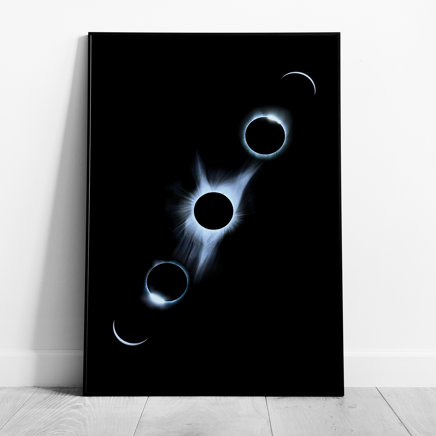 Stages of the Solar Eclipse - Rolled Poster Wall Art Print - House Prints