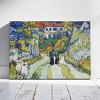 Stairway at Auvers - Vincent van Gogh - Framed Canvas Wall Art Print | House Prints