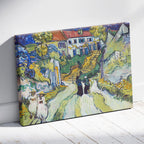 Stairway at Auvers - Vincent van Gogh - Framed Canvas Wall Art Print | House Prints