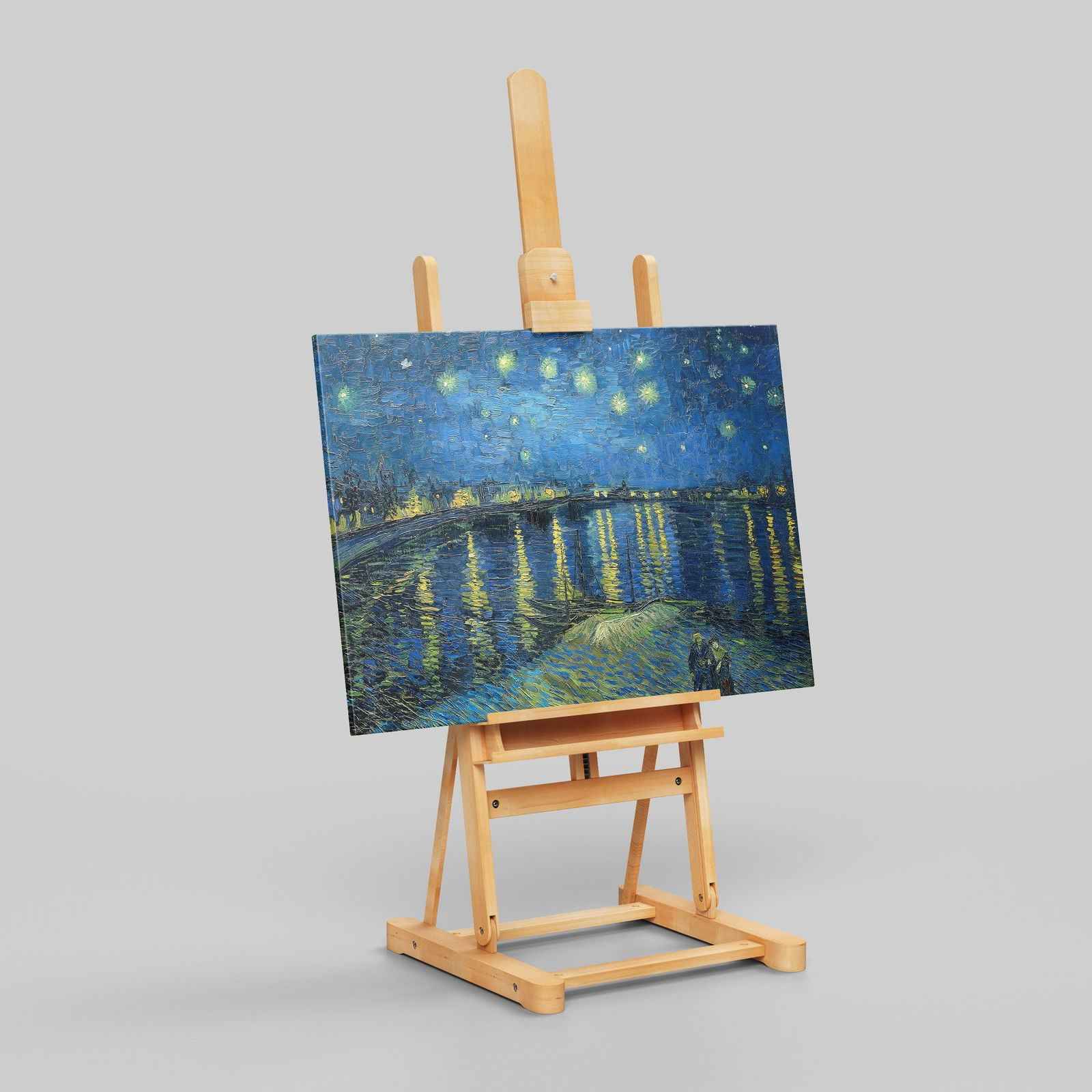 Starry Night Over the Rhone - Vincent van Gogh - Framed Canvas Wall Art Print - House Prints