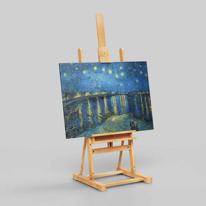 Starry Night Over the Rhone - Vincent van Gogh - Framed Canvas Wall Art Print - House Prints