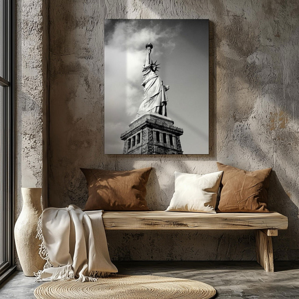 Statue of Liberty New York City - Framed Canvas Wall Art Print | House Prints