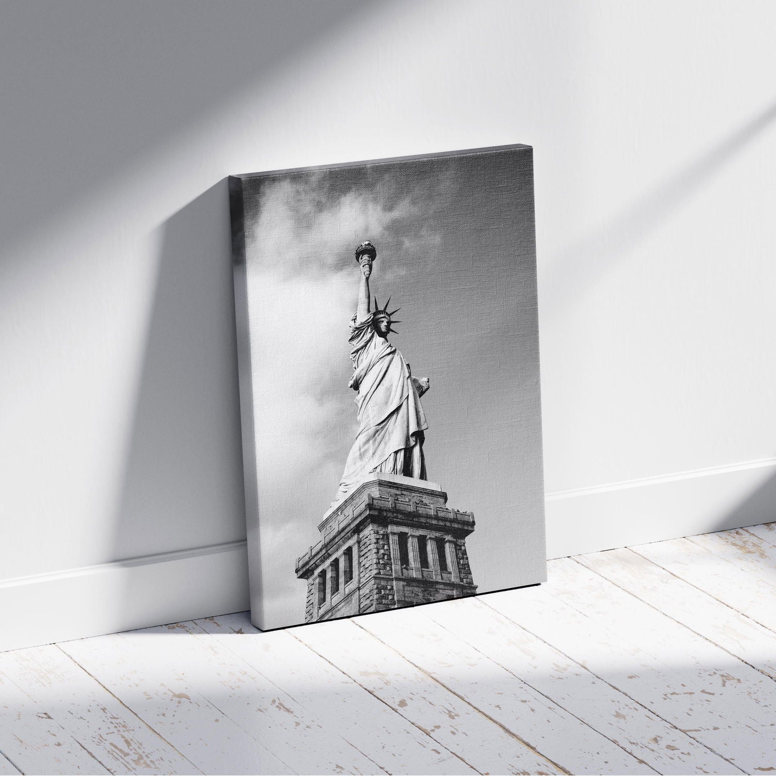 Statue of Liberty New York City - Framed Canvas Wall Art Print | House Prints