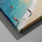 Summer Days at the Beach - Framed Canvas Wall Art Print | House Prints