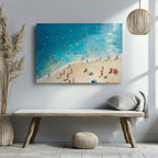 Summer Days at the Beach - Framed Canvas Wall Art Print | House Prints