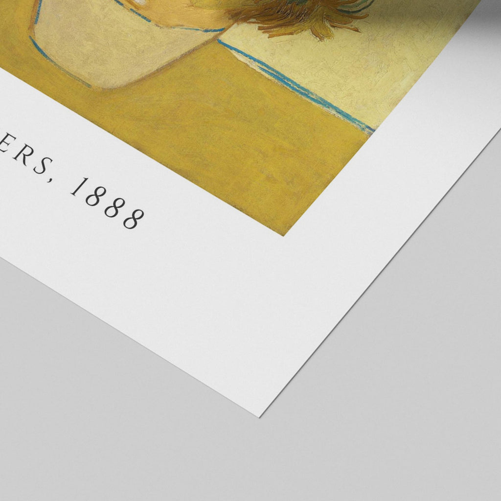 Sunflowers Art Exhibition - Vincent van Gogh - Rolled Poster Wall Art Print | House Prints