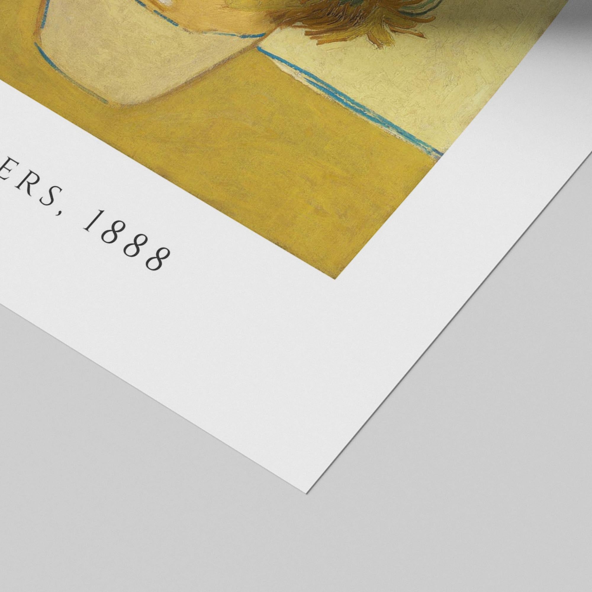 Sunflowers Art Exhibition - Vincent van Gogh - Rolled Poster Wall Art Print | House Prints