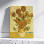 Sunflowers - Vincent van Gogh - Framed Canvas Wall Art Print | House Prints