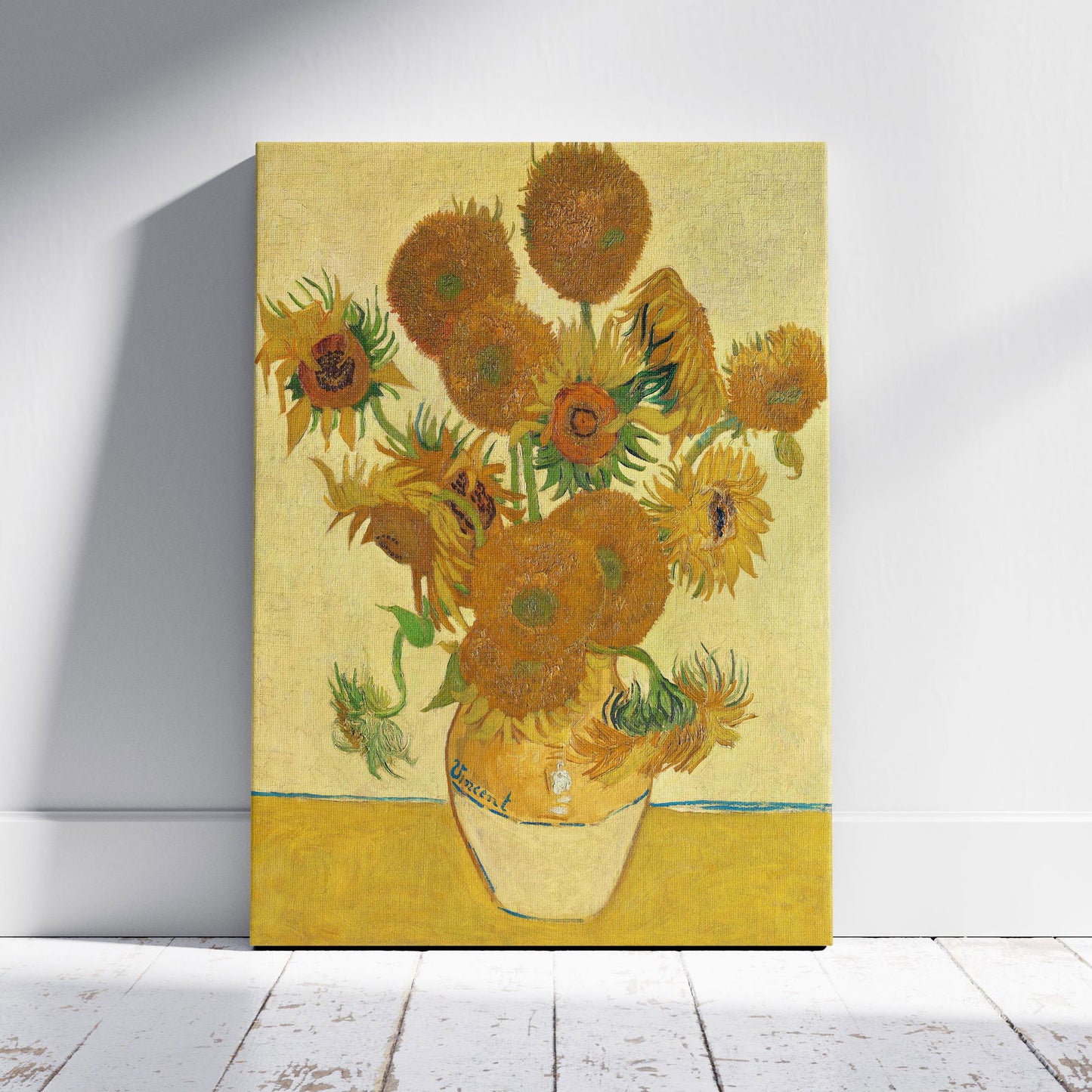 Sunflowers - Vincent van Gogh - Framed Canvas Wall Art Print - House Prints