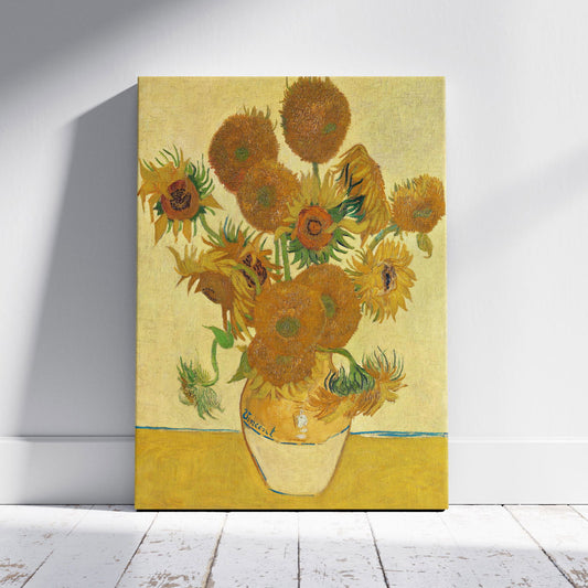 Sunflowers - Vincent van Gogh - Framed Canvas Wall Art Print - House Prints
