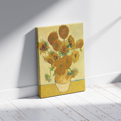Sunflowers - Vincent van Gogh - Framed Canvas Wall Art Print - House Prints