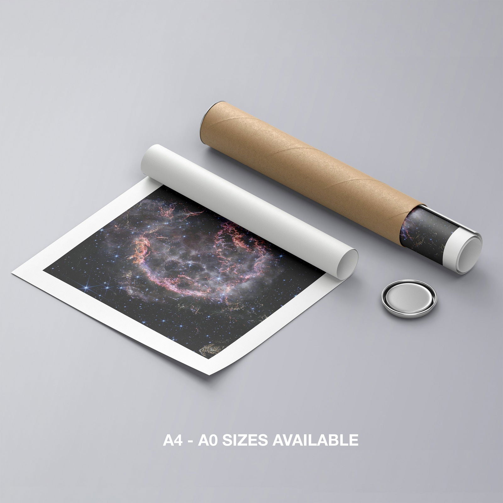 Supernova Cassiopeia A Space Hubble Telescope - Rolled Poster Wall Art Print - House Prints