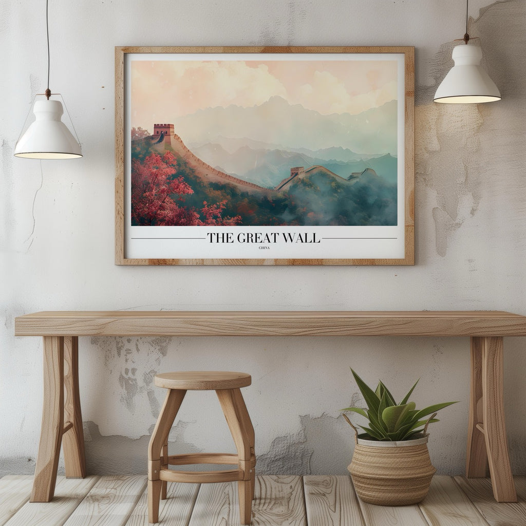 The Great Wall of China World Travel - Rolled Poster Wall Art Print | House Prints