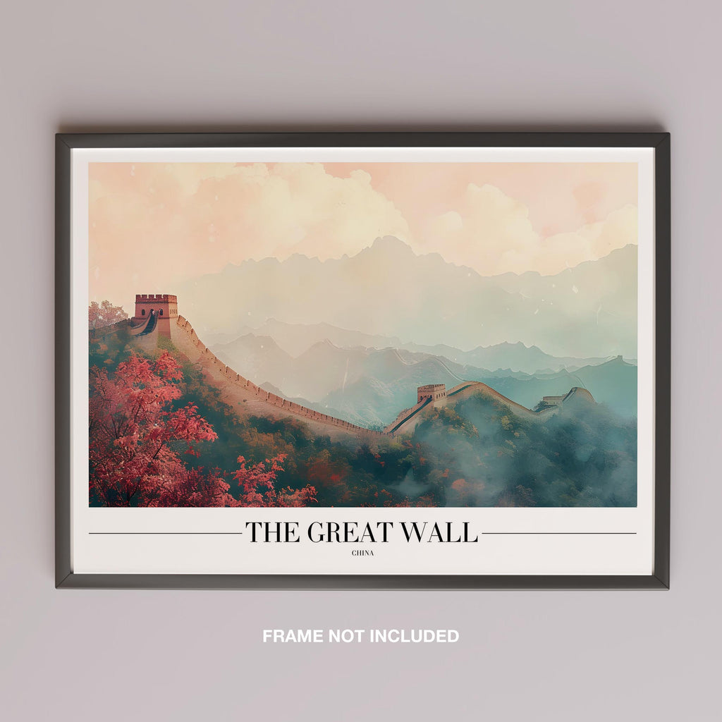 The Great Wall of China World Travel - Rolled Poster Wall Art Print | House Prints