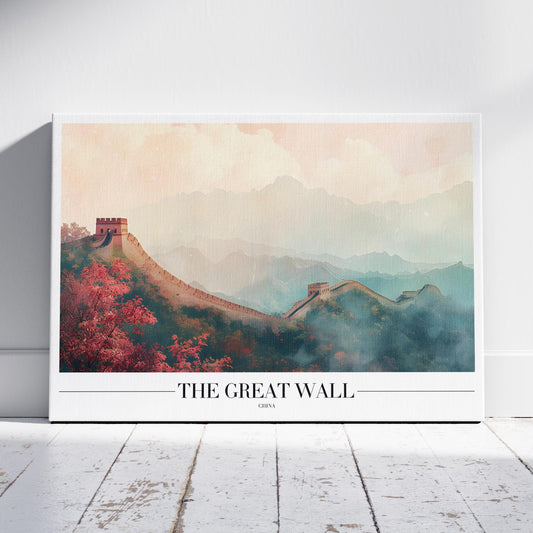 The Great Wall of China World Travel - Framed Canvas Wall Art Print - House Prints