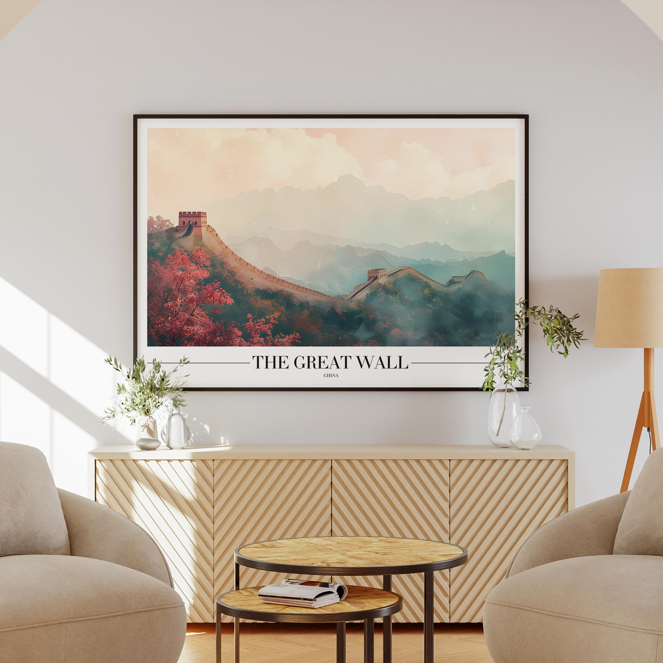 The Great Wall of China World Travel - Rolled Poster Wall Art Print | House Prints