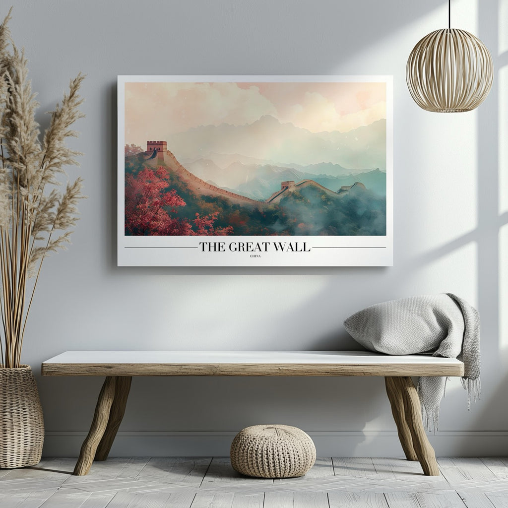 The Great Wall of China World Travel - Framed Canvas Wall Art Print | House Prints