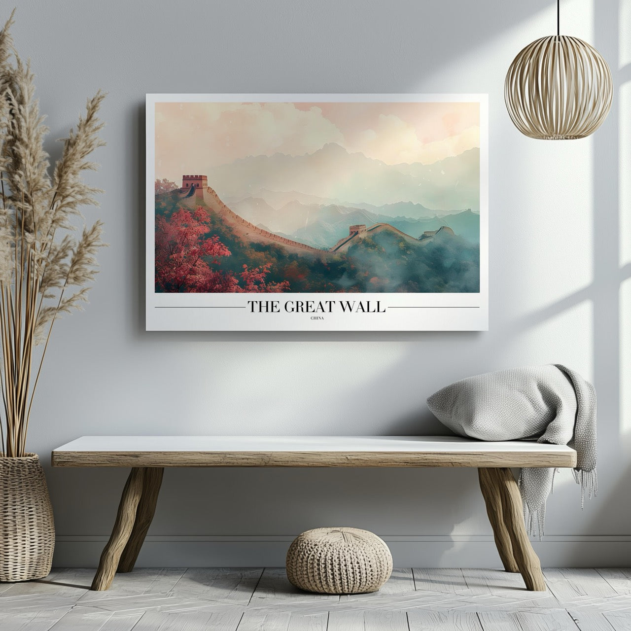 The Great Wall of China World Travel - Framed Canvas Wall Art Print | House Prints