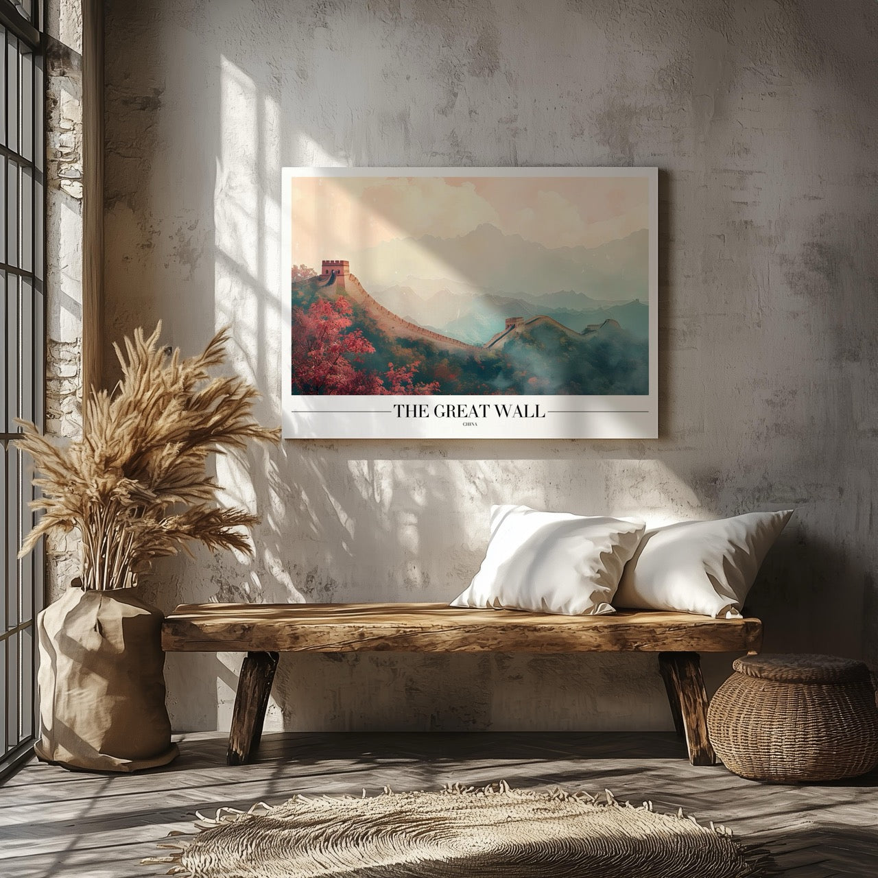 The Great Wall of China World Travel - Framed Canvas Wall Art Print | House Prints