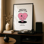 Self Love Pink Heart Take It Easy - Rolled Poster Wall Art Print