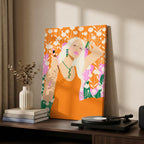 The Artist - Rosalinde Clara - Framed Canvas Wall Art Print | House Prints