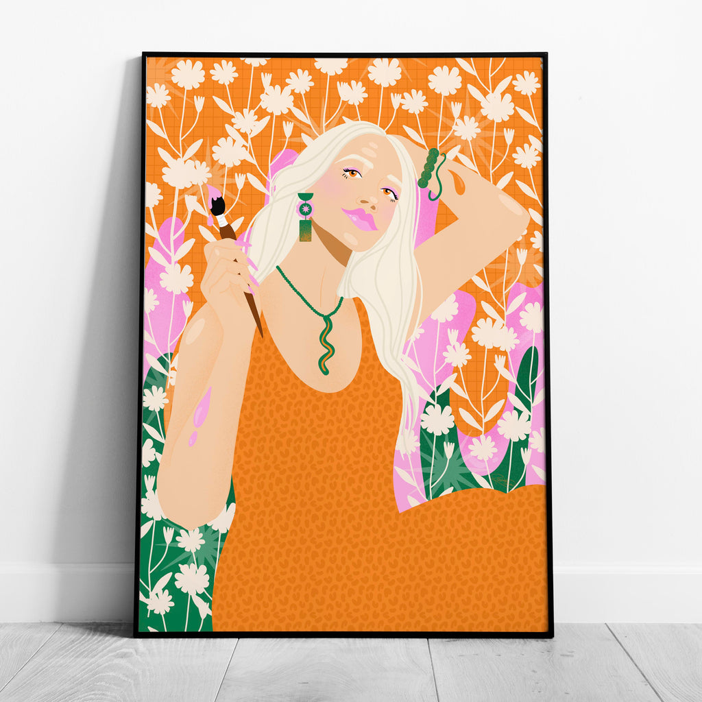 The Artist - Rosalinde Clara - Rolled Poster Wall Art Print | House Prints