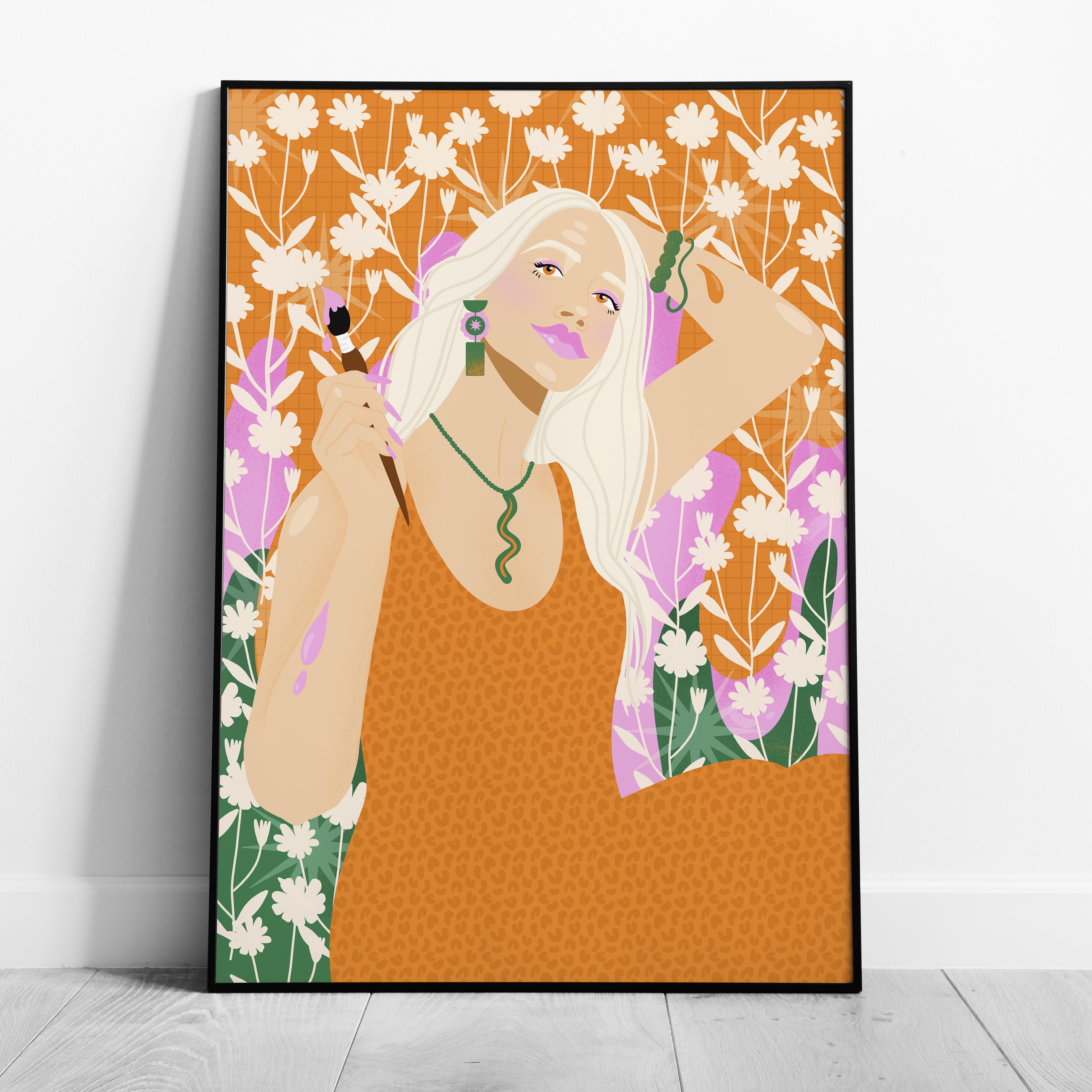 The Artist - Rosalinde Clara - Rolled Poster Wall Art Print | House Prints