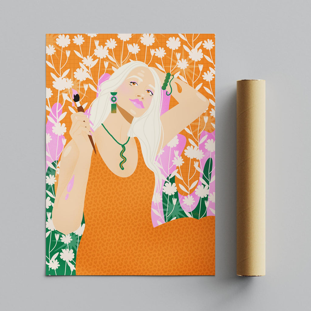 The Artist - Rosalinde Clara - Rolled Poster Wall Art Print | House Prints