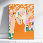 The Artist - Rosalinde Clara - Framed Canvas Wall Art Print | House Prints