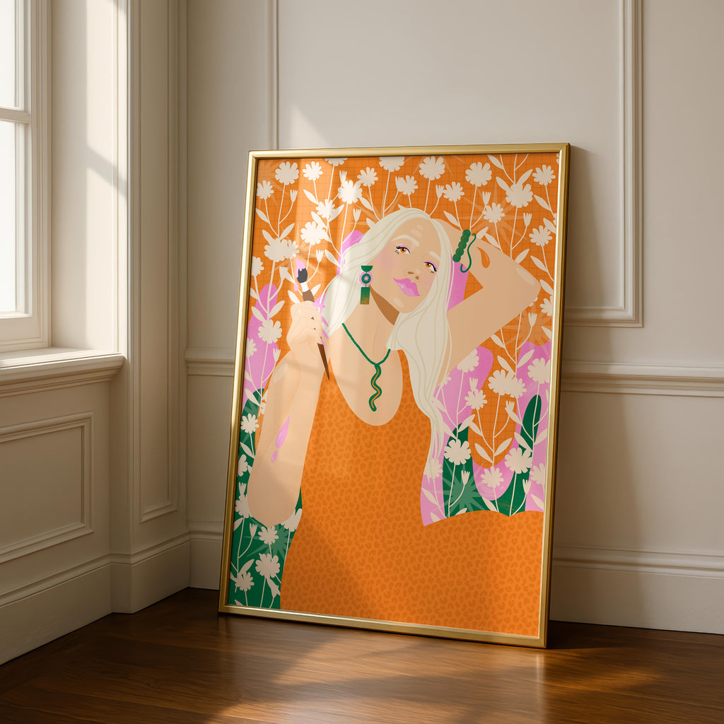 The Artist - Rosalinde Clara - Rolled Poster Wall Art Print | House Prints